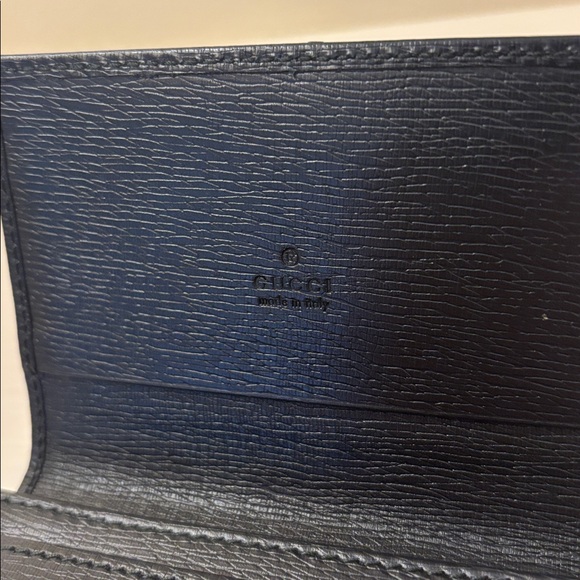 GUCCI BLACK LEATHER CARDHOLDER - Picture 11 of 12